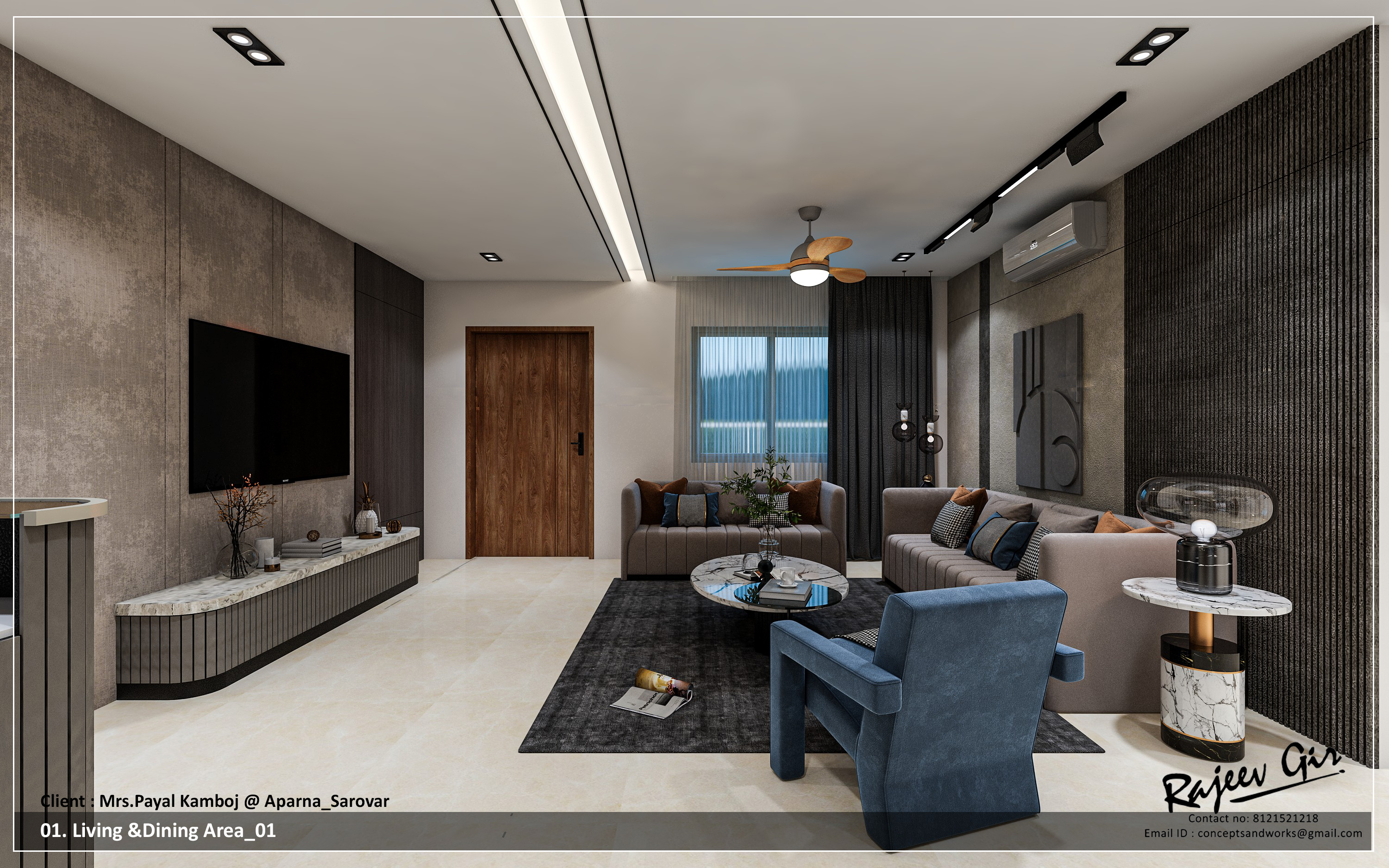 Living — Feature TV Wall